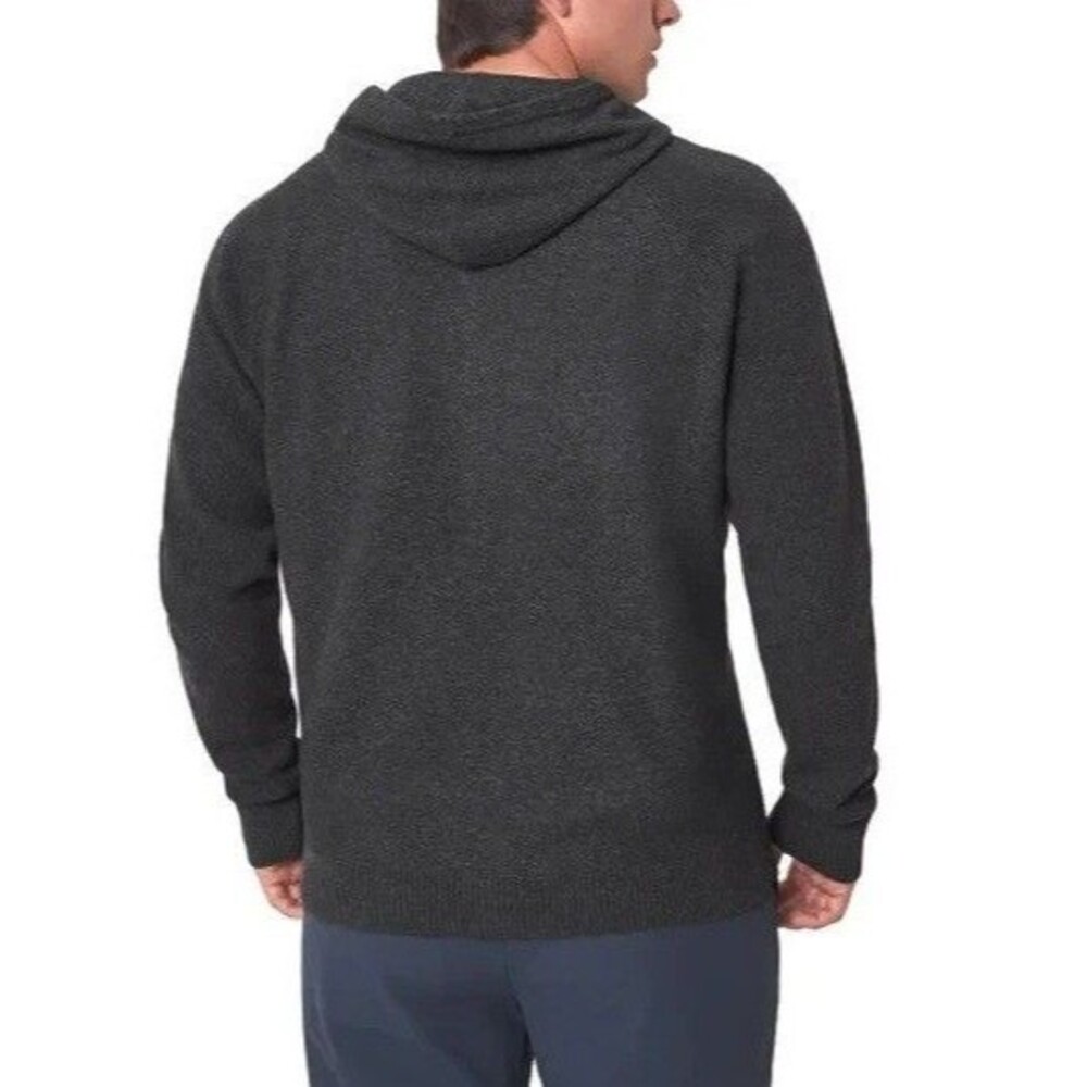 Modern Ambition Men's Full Zip Hooded Recycled Knit Jacket Gray Small NWT - Picture 2 of 3